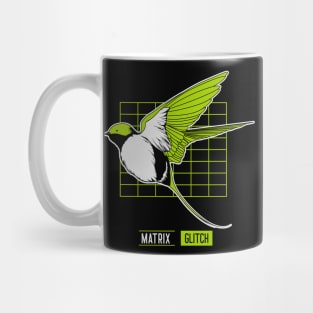 Bird in Glitch Mug